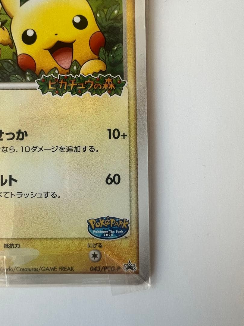【未開封】ポケパークのピカチュウ プロモカード 043/PCG-P