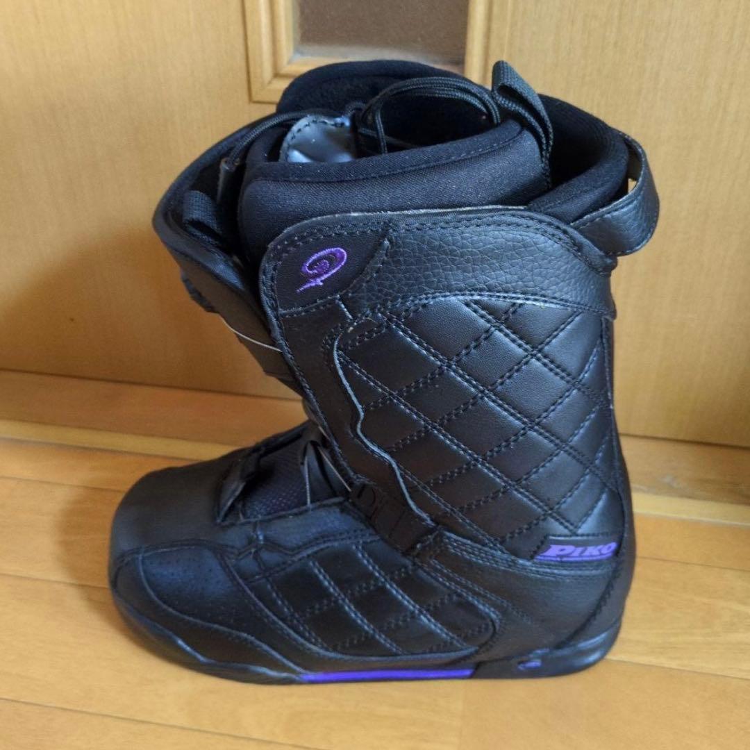PIKO女性用スノーボードブーツ ブラック BOAシステム美品25〜25.5cm