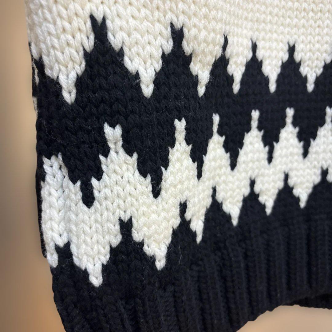 【未使用】1piu1uguale3ノルディックセーターWH期間限定価格