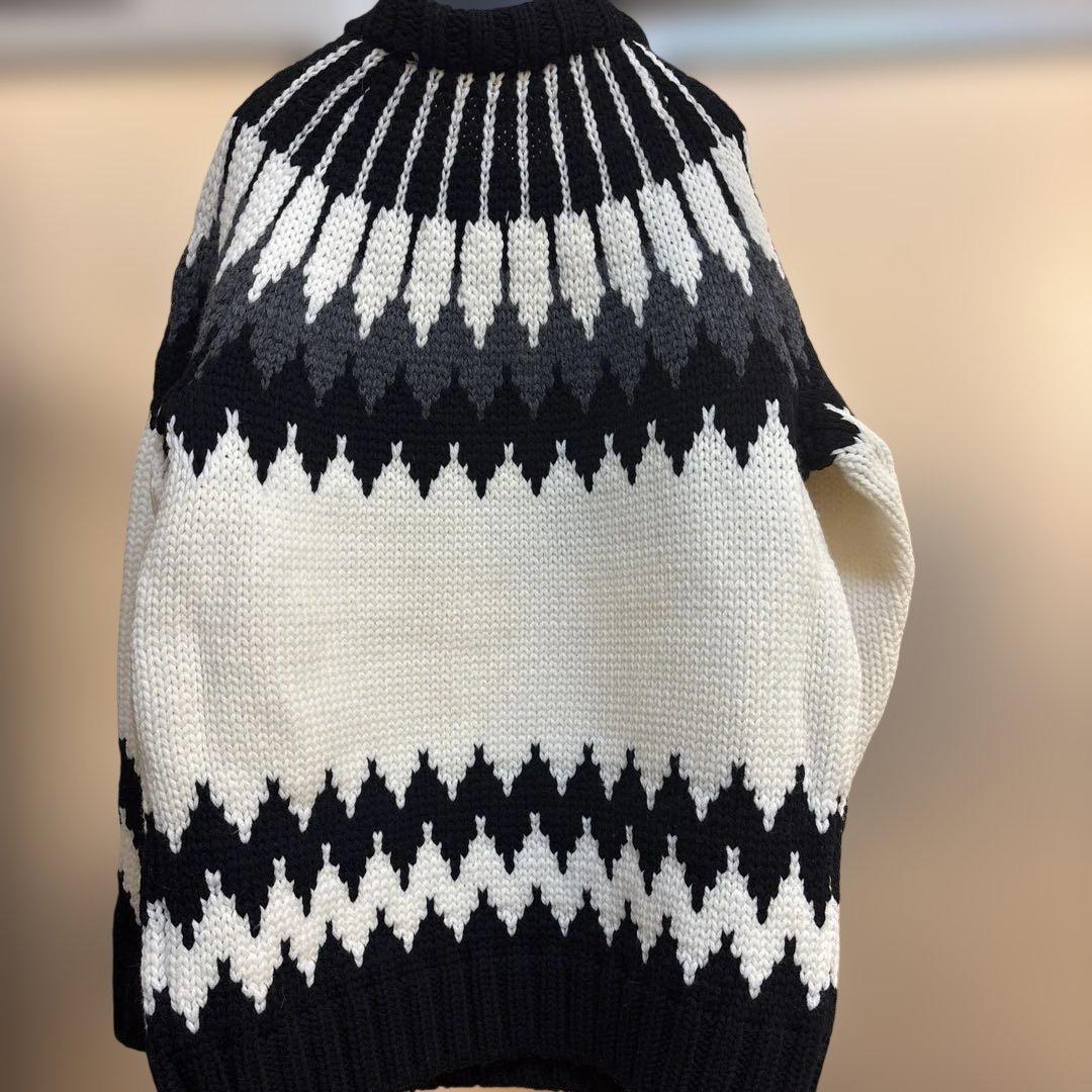 【未使用】1piu1uguale3ノルディックセーターWH期間限定価格