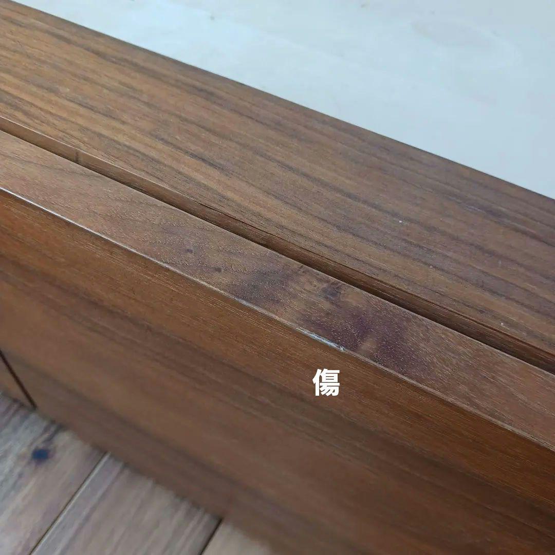 無印良品　収納ベッド　ダブル　ウォルナット　ダブルベッド