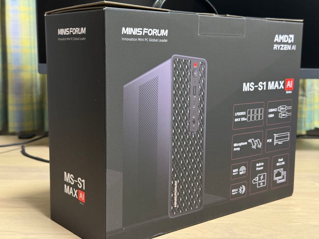ミニPC MINISFORUM MS-S1 | Max Ryzen AI Max