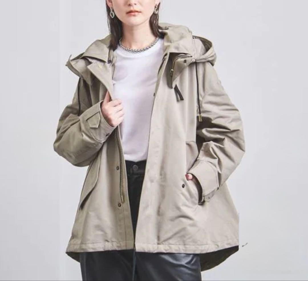 THE RERACS★リラクス　ドロップショルダー モッズコート