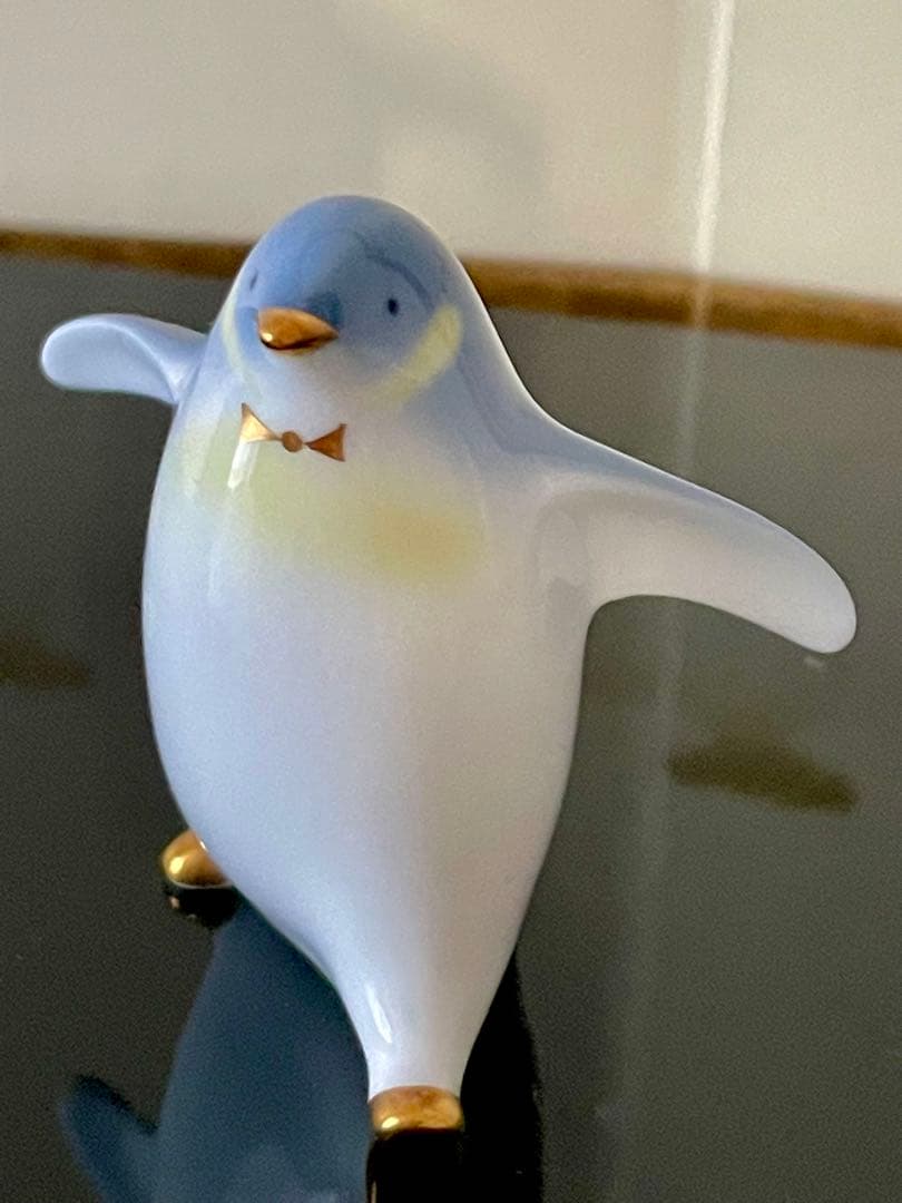 大倉陶園　ペンギン ペア　置物 希少 レア