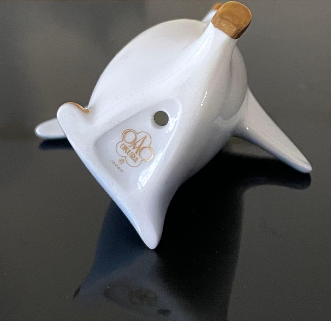 大倉陶園　ペンギン ペア　置物 希少 レア