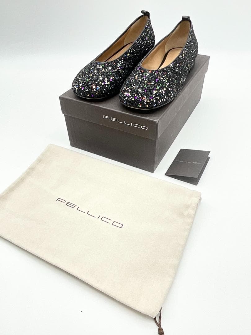 25【新品】PELLICO BOLLE スクエアトゥパンプス 定価66000円