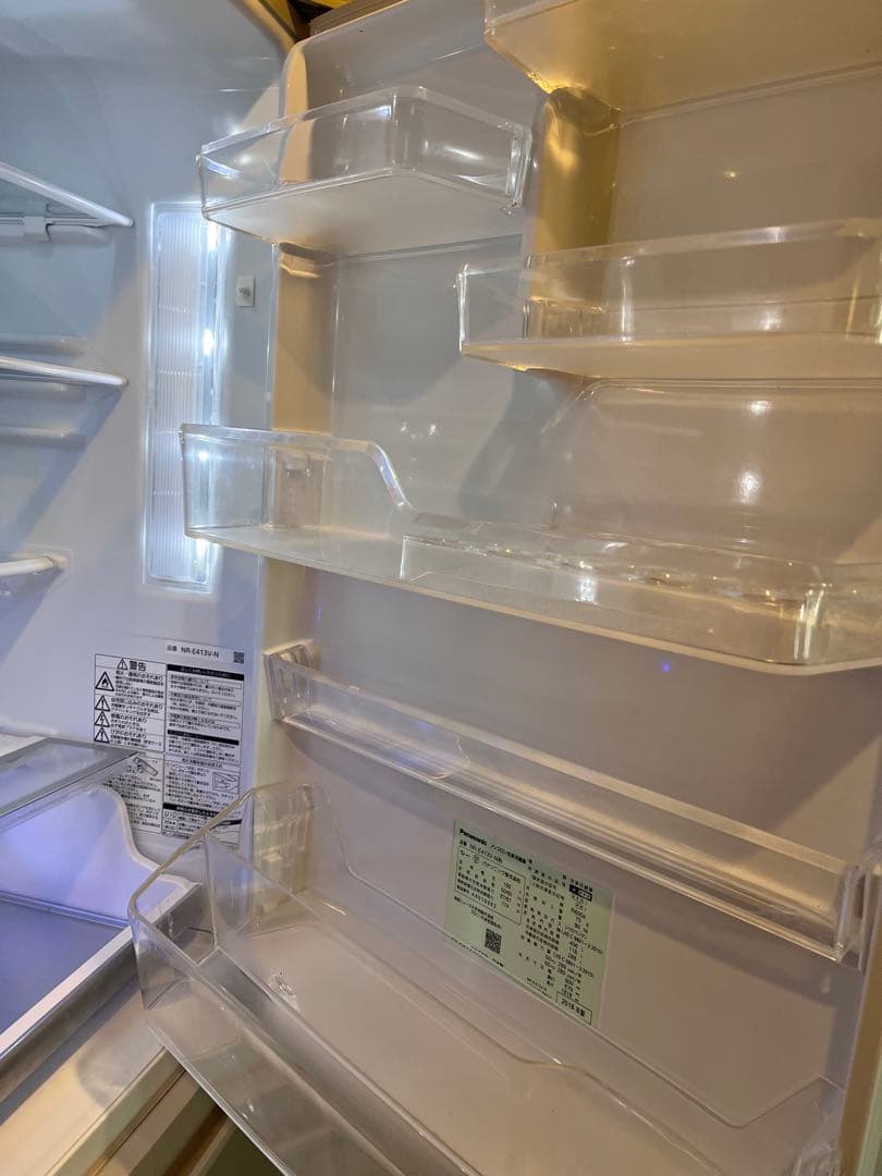 え*こ様 美品！2018年製　パナソニック　5ドア　冷蔵庫　406L NR-E4