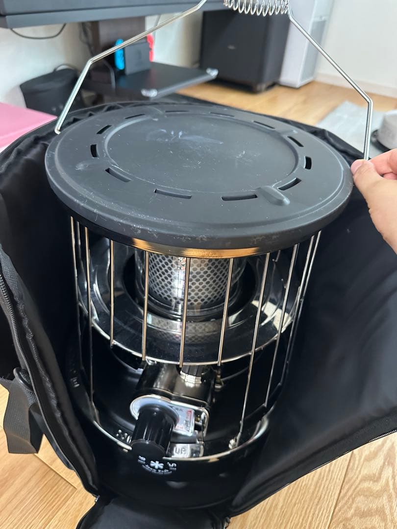 (手渡し限定)24年製　ALPACA 石油ストーブ　 収納ケース付き