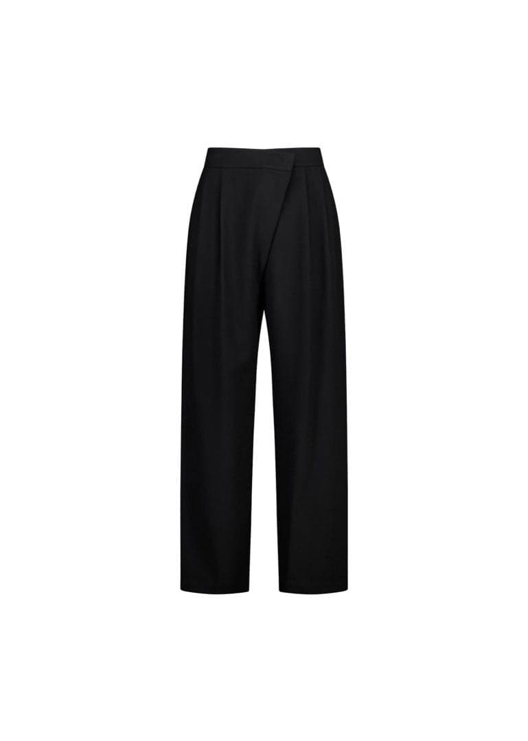 パンツ amomento Wool Wrap Pants, Black