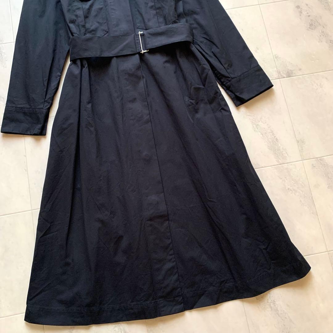 美品♡2022年♡マーガレットハウエル コットンツイル ワンピース ロング S