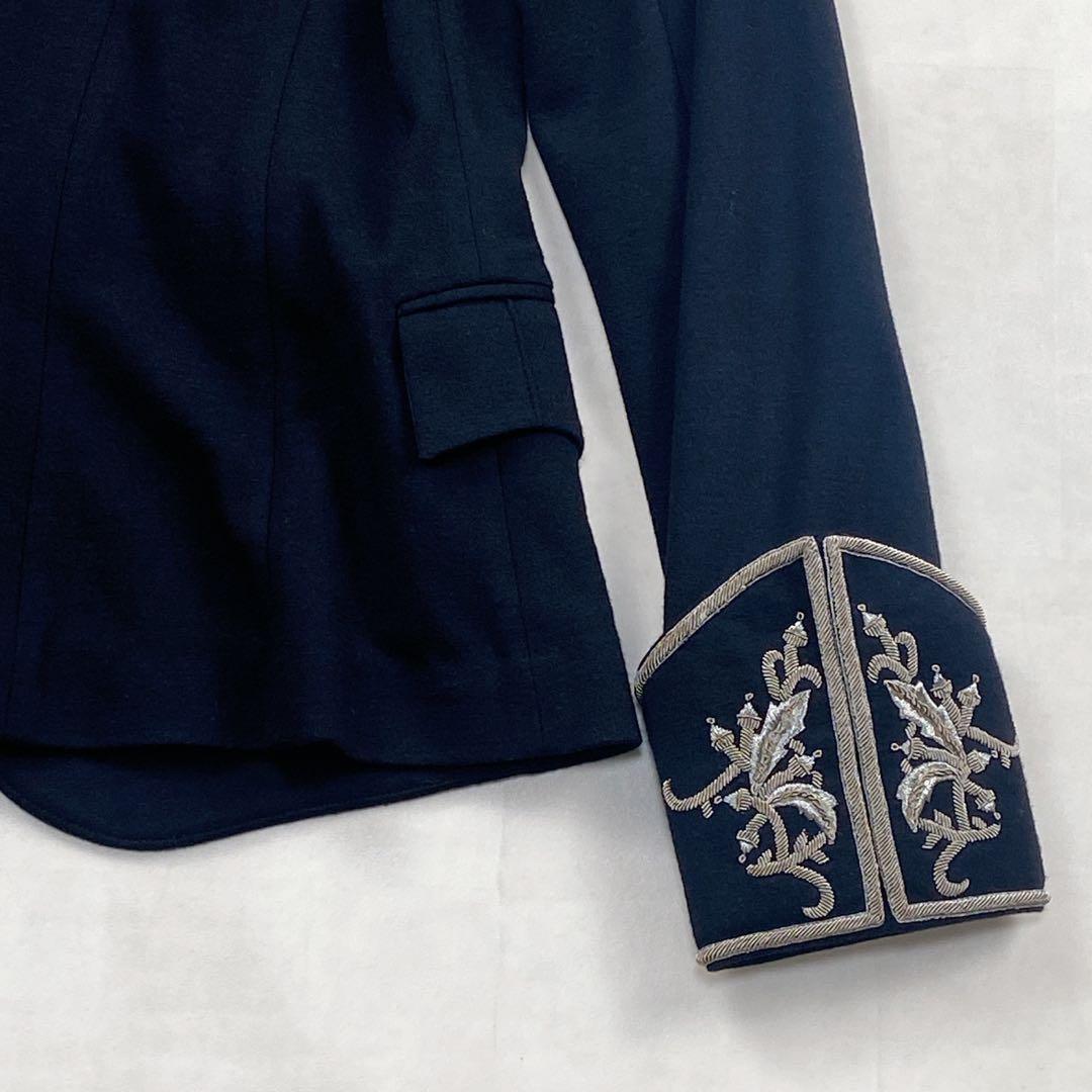 美品 貴重 レア ナポレオン ジャケット 針金カフス LL相当 シルバー