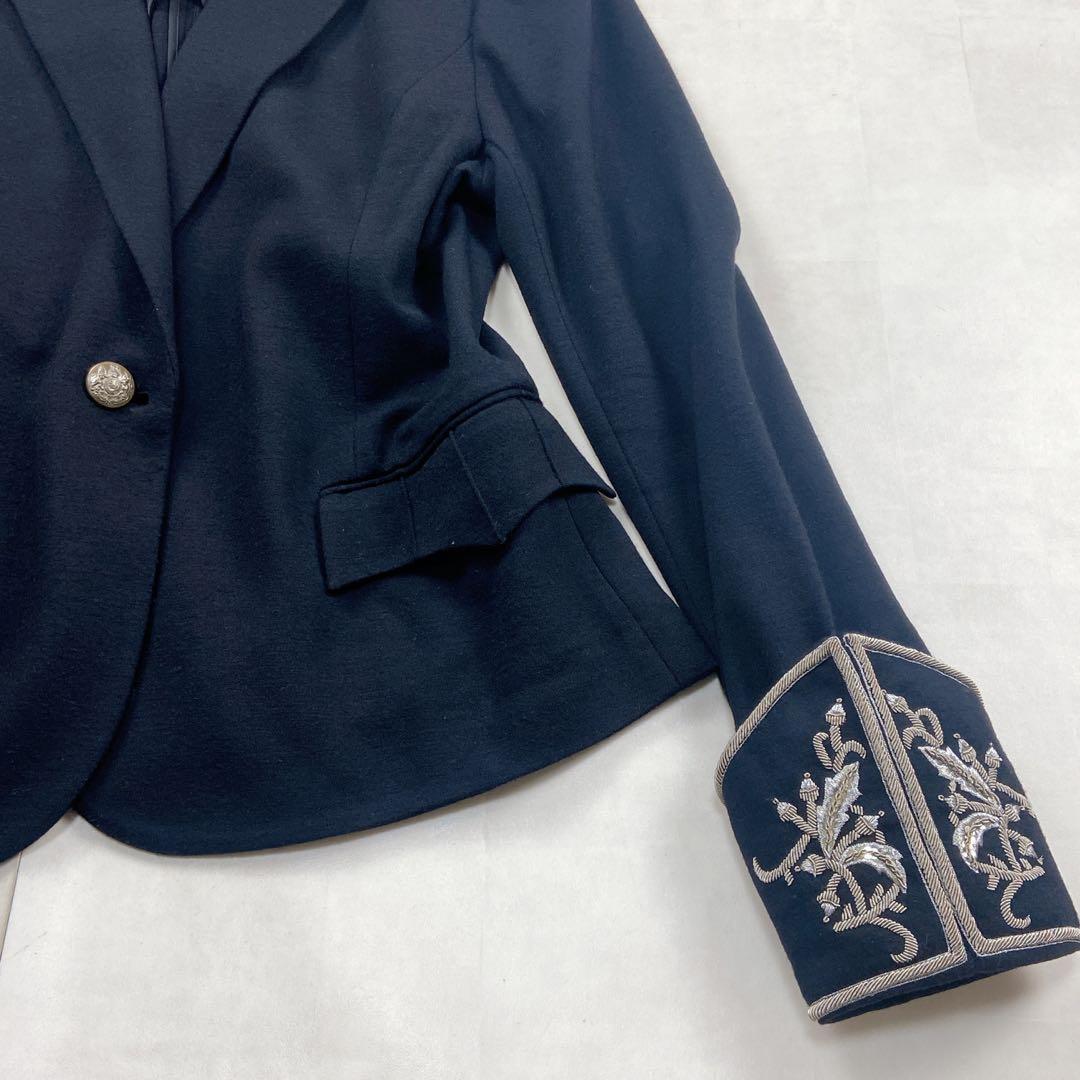 美品 貴重 レア ナポレオン ジャケット 針金カフス LL相当 シルバー