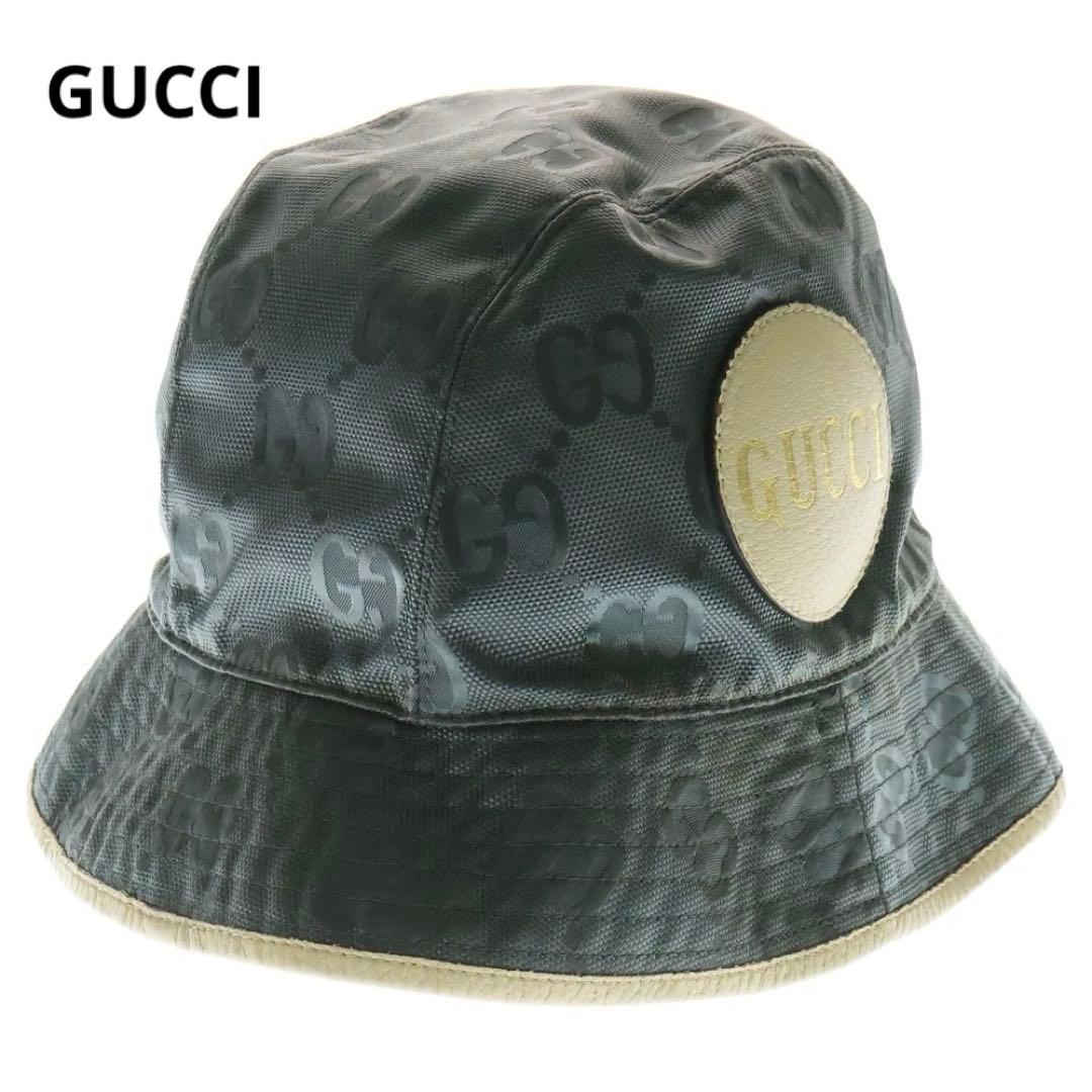 GUCCI Off The Grid GGロゴ総柄 バケットハット
