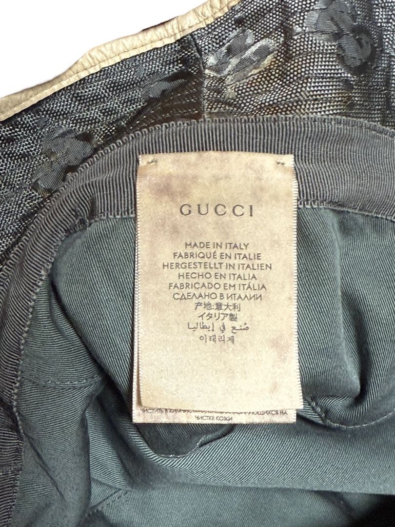 GUCCI Off The Grid GGロゴ総柄 バケットハット