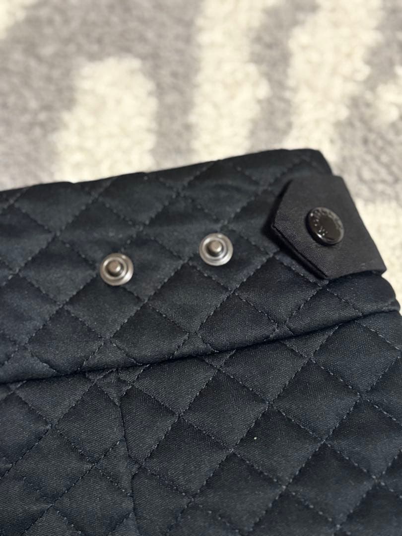 モンクレール　スカート キルティング　黒　xs