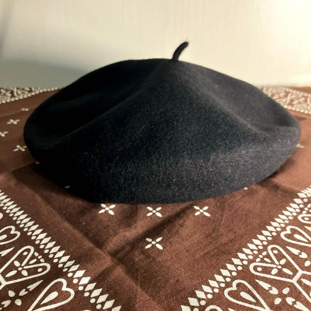 リアルマッコイズ　ベレー　WOOL BERET 美品 希少　黒