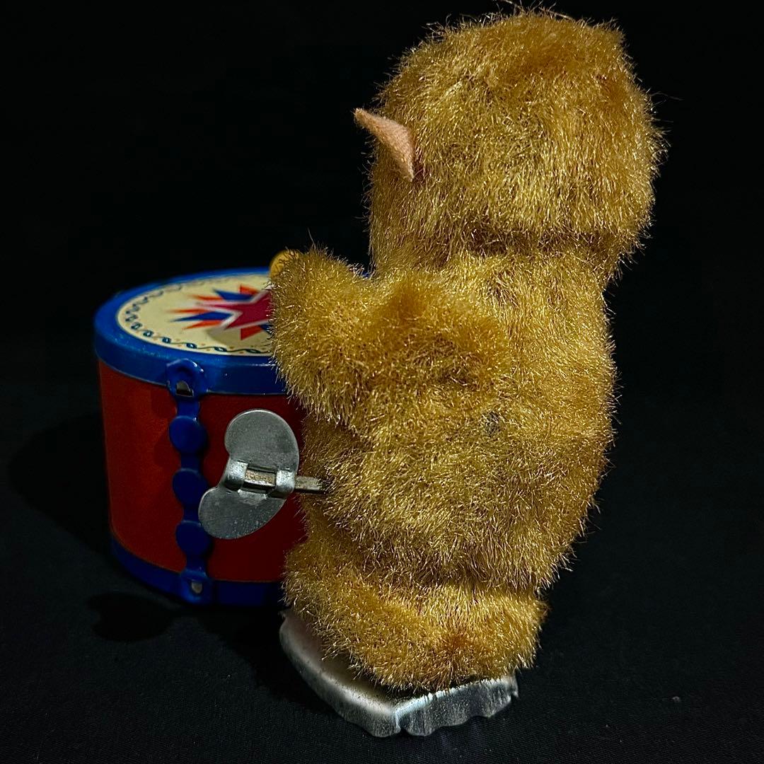 富士プレス 【 モンキー・ザ・ドラマー 】ブリキ玩具 【動作良好】1960年代