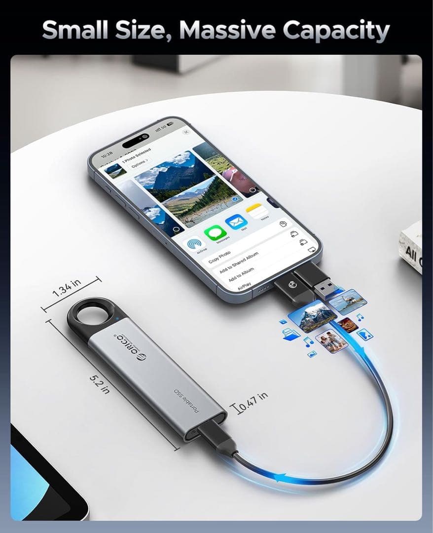 ポータブルSSD 2TB