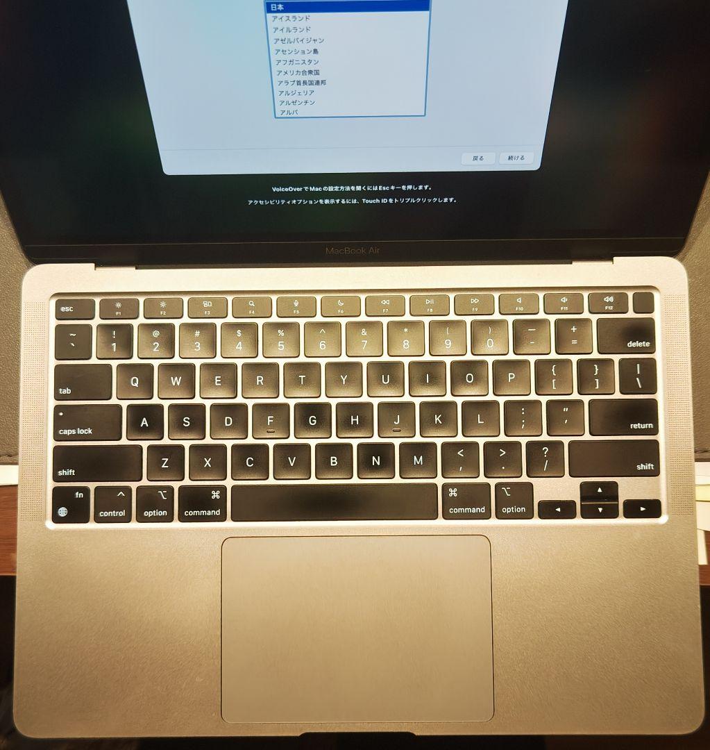 MacBook Air スペースグレー M1 512GB 13インチ US配列