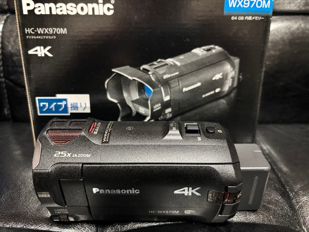 Panasonic デジタル4Kビデオカメラ HC-WX970M-K 予備BT付