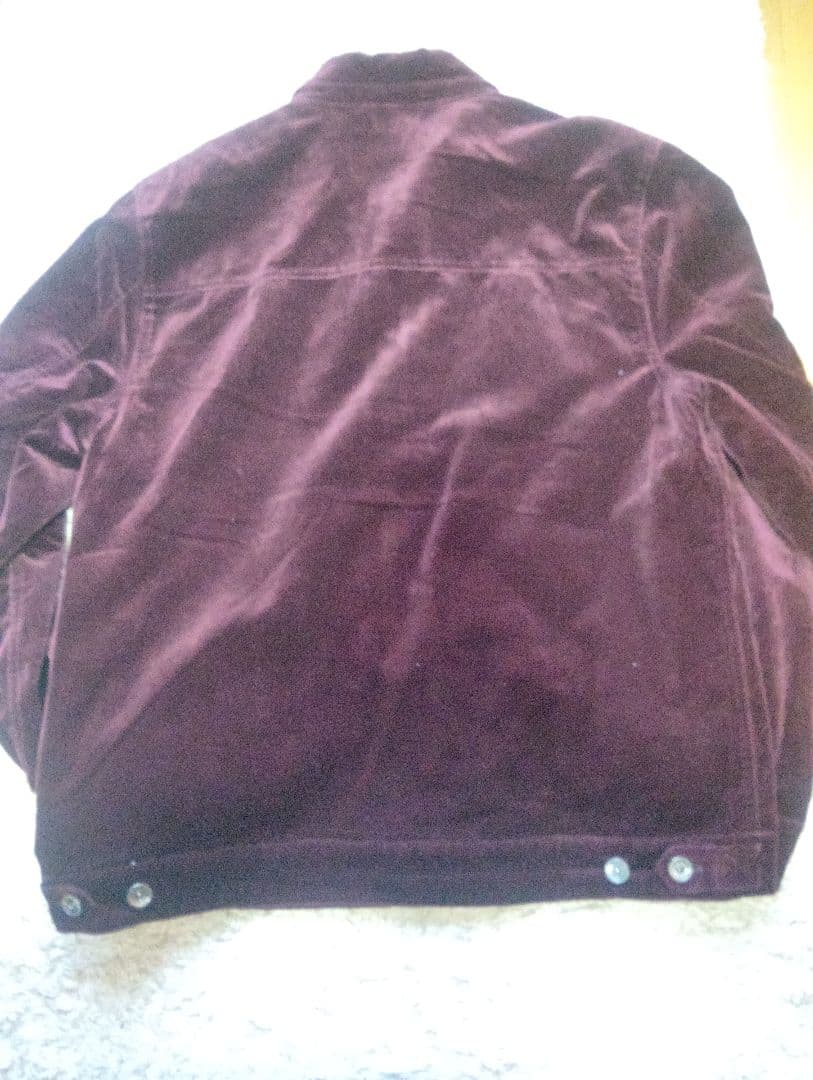 ジャケット・アウター HARRISON VELVET TRUCKER JACKET