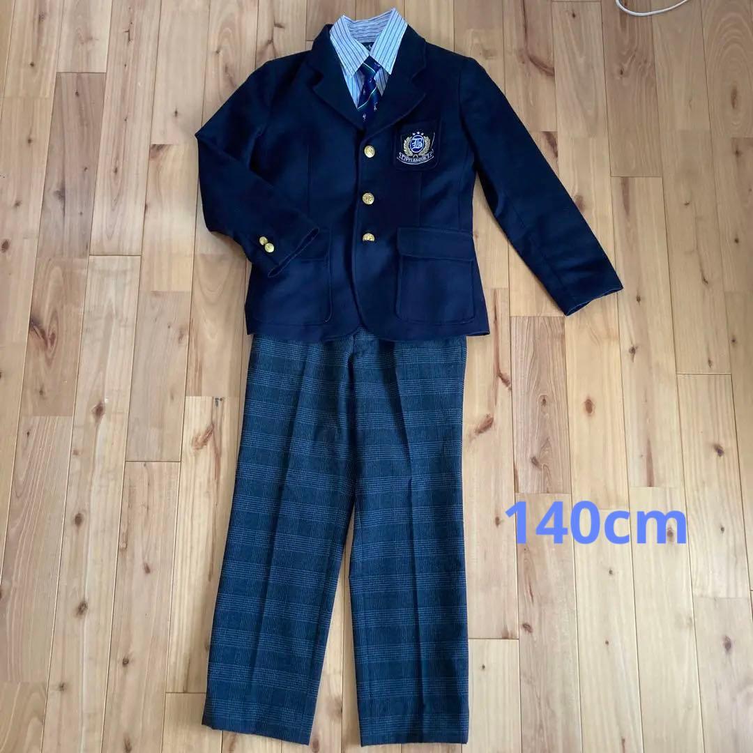 キッズ男の子卒業式入学式フォーマルスーツ140cm 4点セット　ラルフローレン