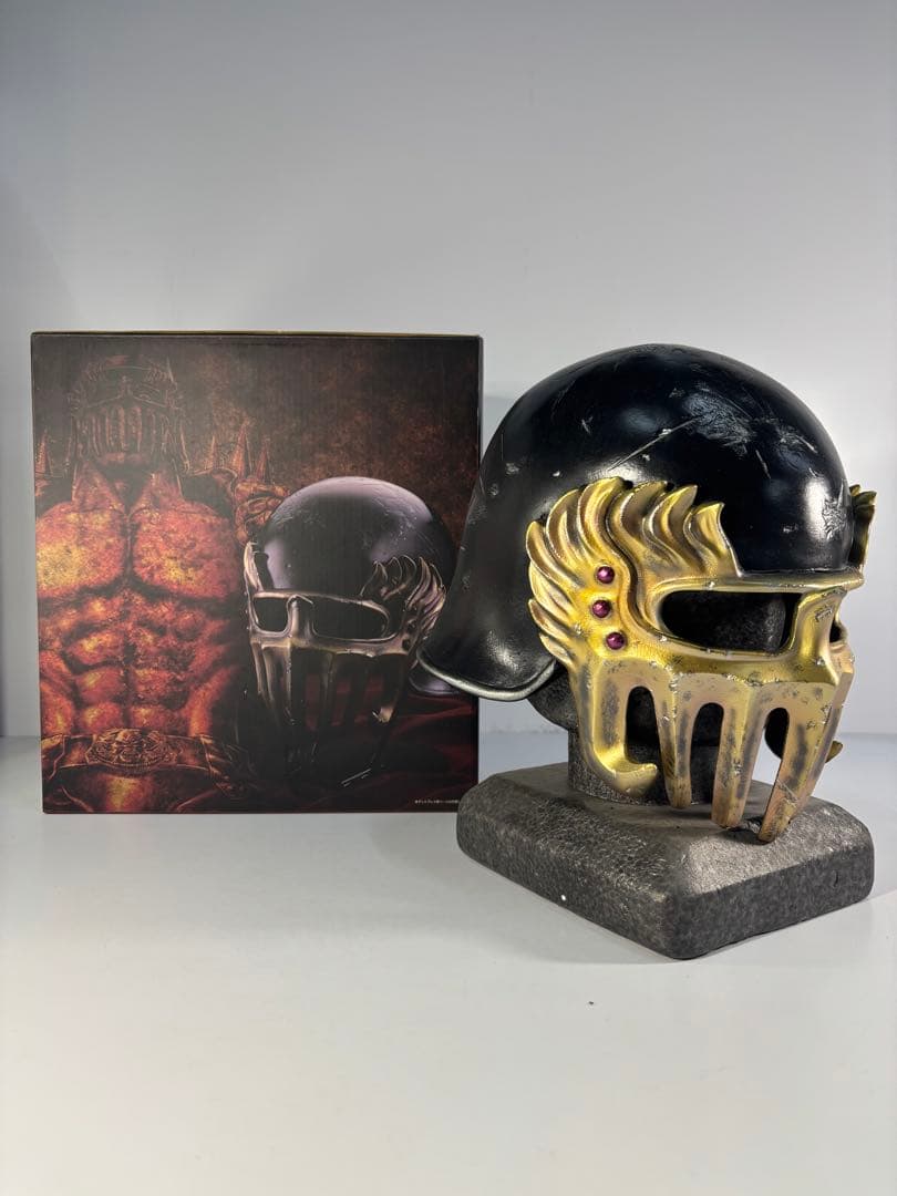 レア 海洋堂 メガソフビアドバンス 北斗の拳 ジャギヘルメット