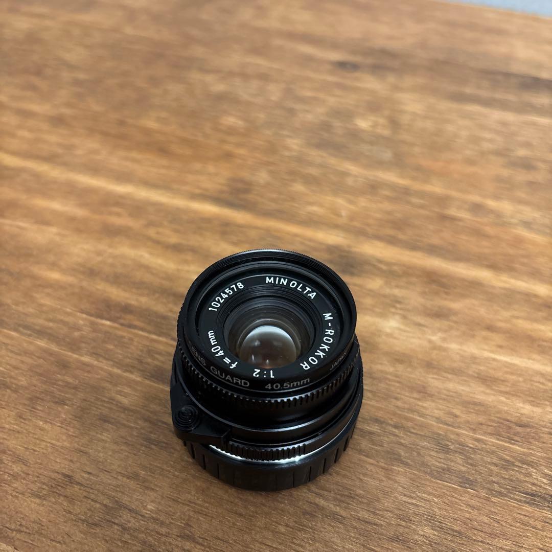 MINOLTA M-ROKKOR 40mm f/2.0 レンズ