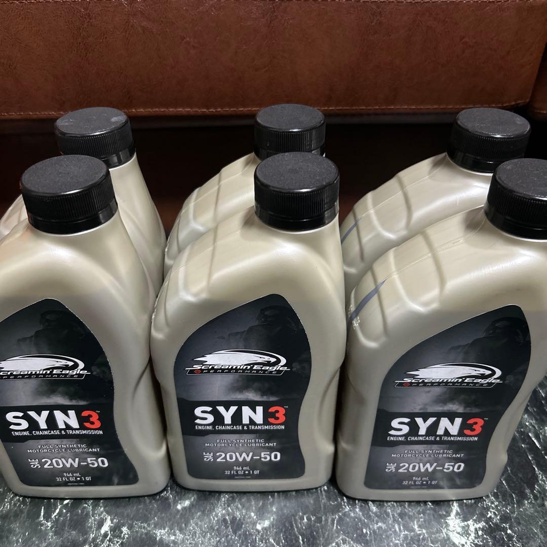 SYN3 合成油 20W-50 エンジンオイル 6本