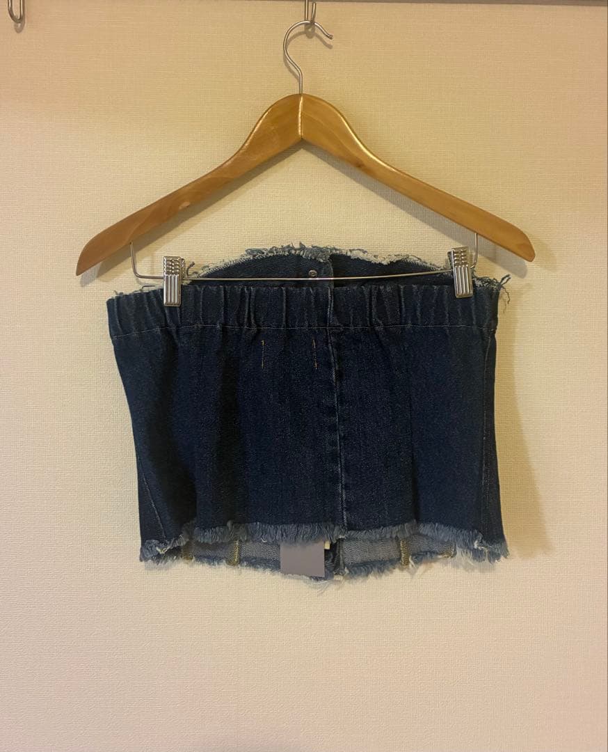 カレンソロジー×77circa デニムビスチェ