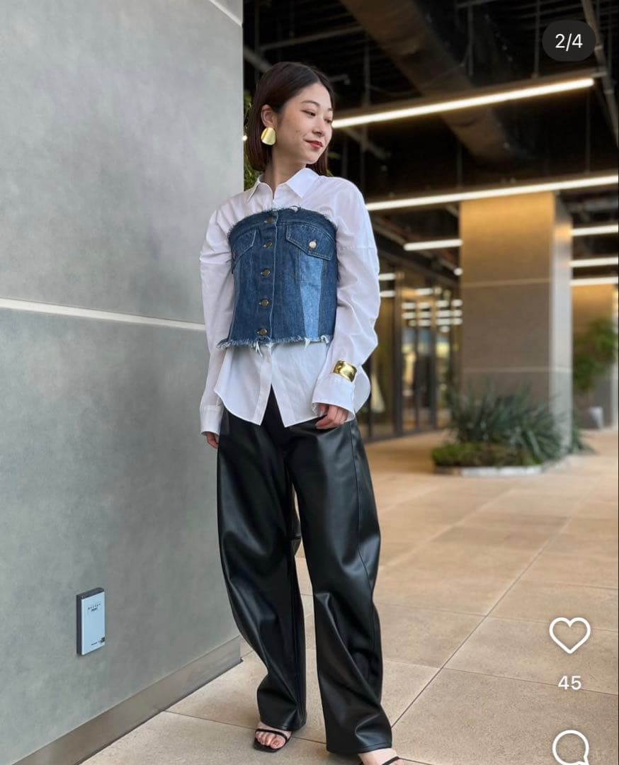 カレンソロジー×77circa デニムビスチェ