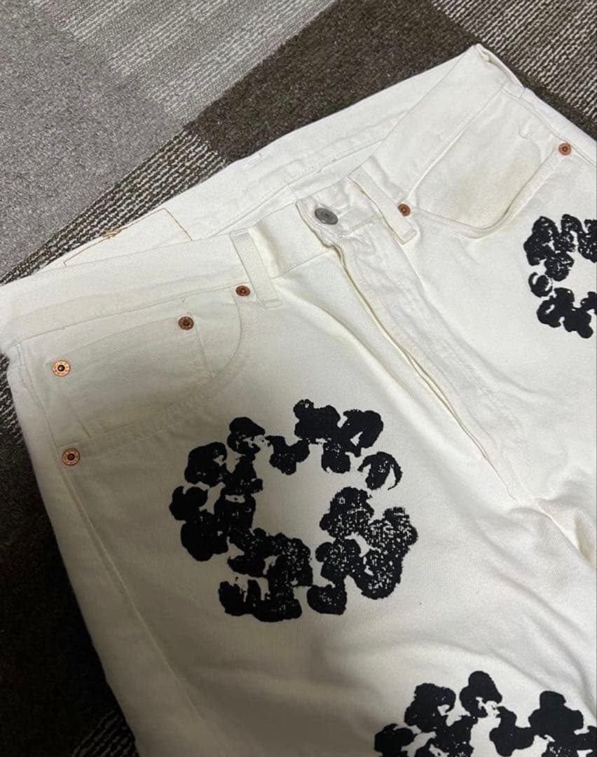 DENIM TEARS Levi’s501 Cotton Wreath Jean