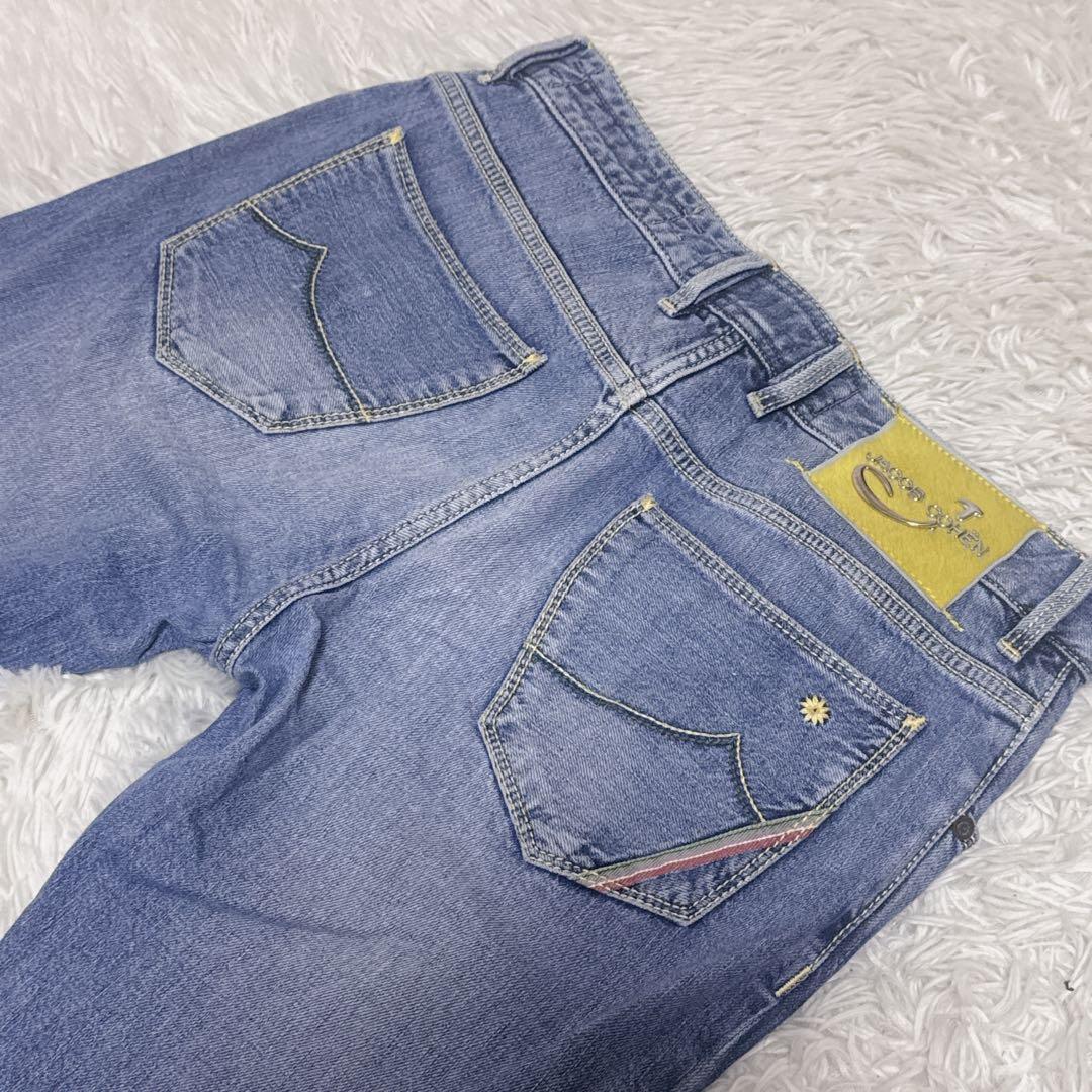 ヤコブコーエン　622 リミテッドエディション　32インチ　ダメージデニム