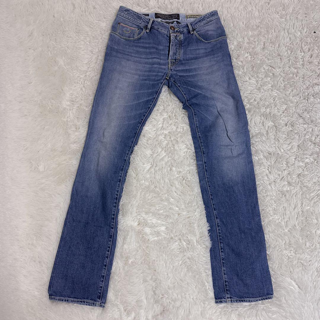 ヤコブコーエン　622 リミテッドエディション　32インチ　ダメージデニム