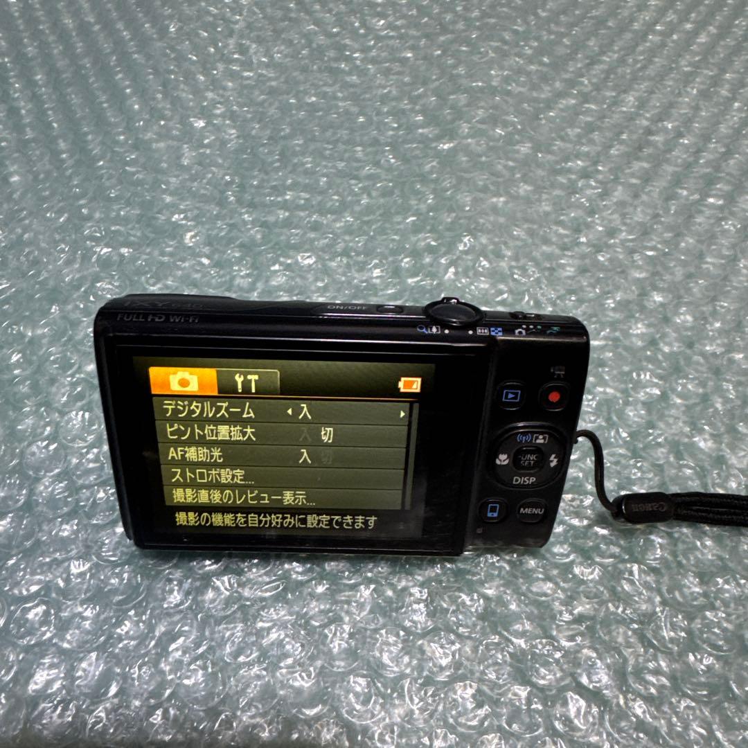Canon IXY 640 コンパクトデジタルカメラ ブラック
