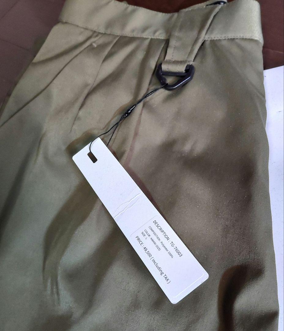 定価49500円 新品未使用 TAIGALIONA タイガリオナ パンツ カーキ