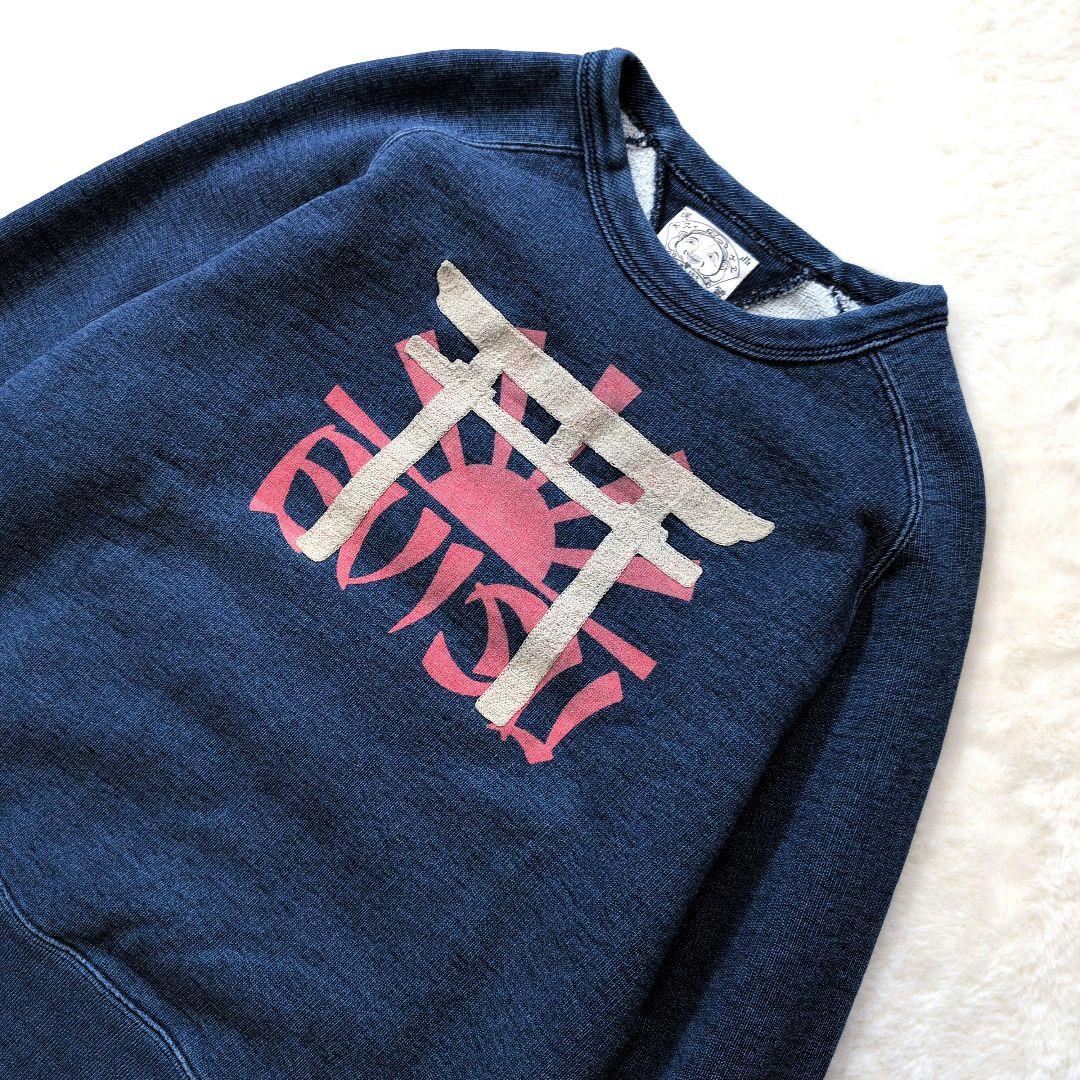 【極美品】EVISU エヴィス インディゴスウェット 鳥居 38 M