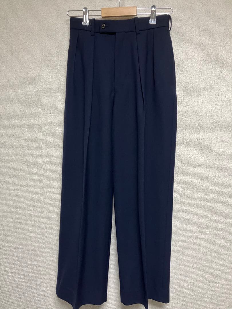 markaware 23AW ウールサバイバルクロスダブルプリーテッド