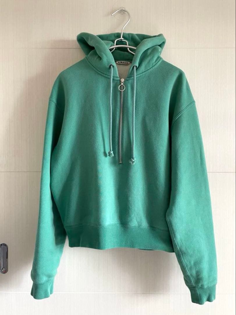 AURALEE オーラリー HIGH COUNT HEAVY SWEAT ジップ