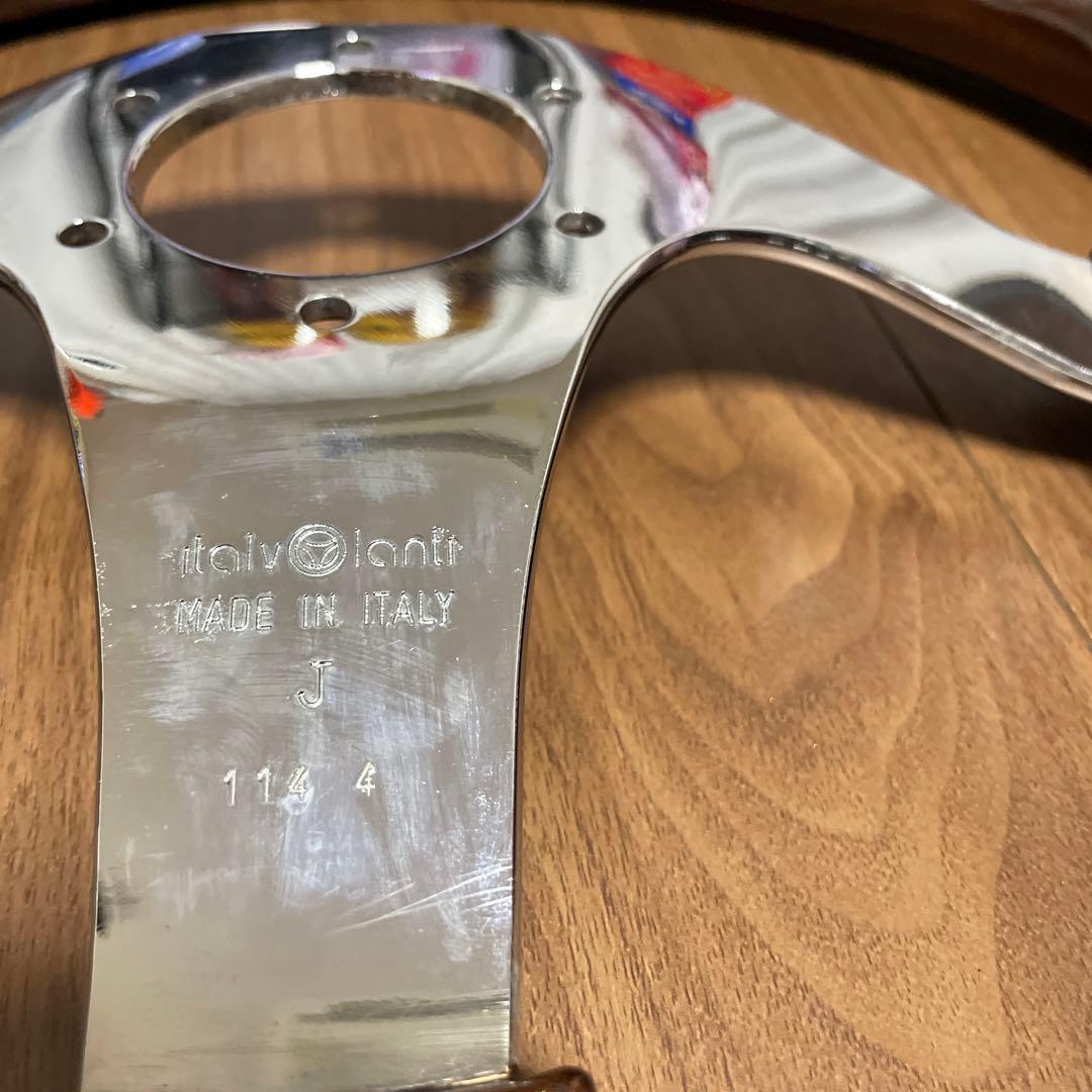 【当時物】イタルボランテIMOLAウッドステアリングおまけ付き