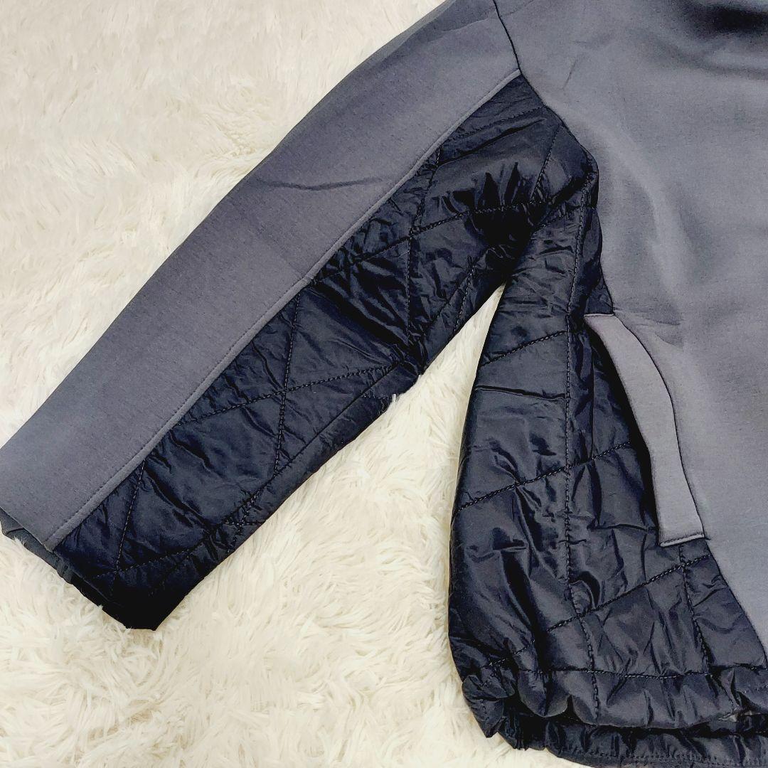 新品 LASUD ヤマダヤ 中綿 キルティング×スムースブルゾン