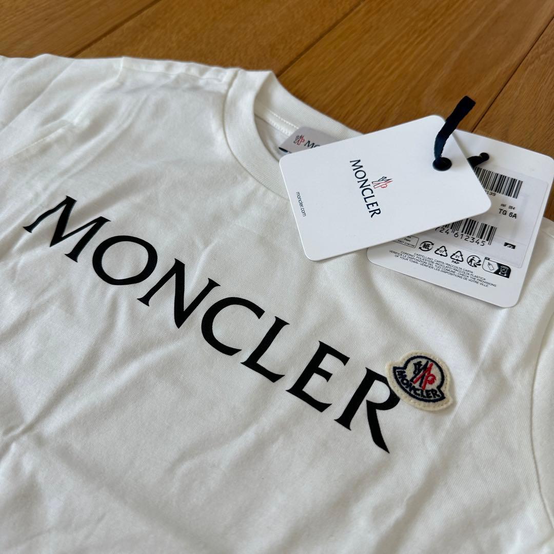 MONCLER Tシャツ (ホワイト サイズ6)