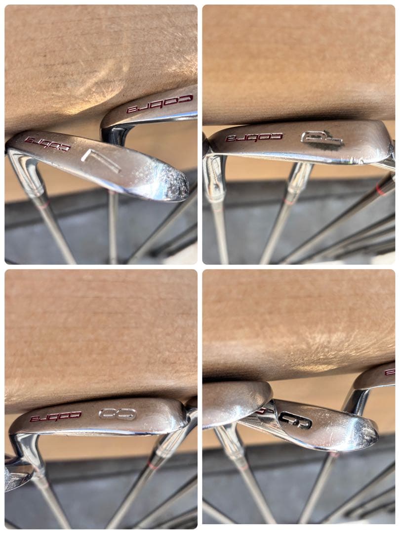 【希少】コブラ　アイアン9本　グレッグノーマン　シグネチャー　マッスルバック　錆