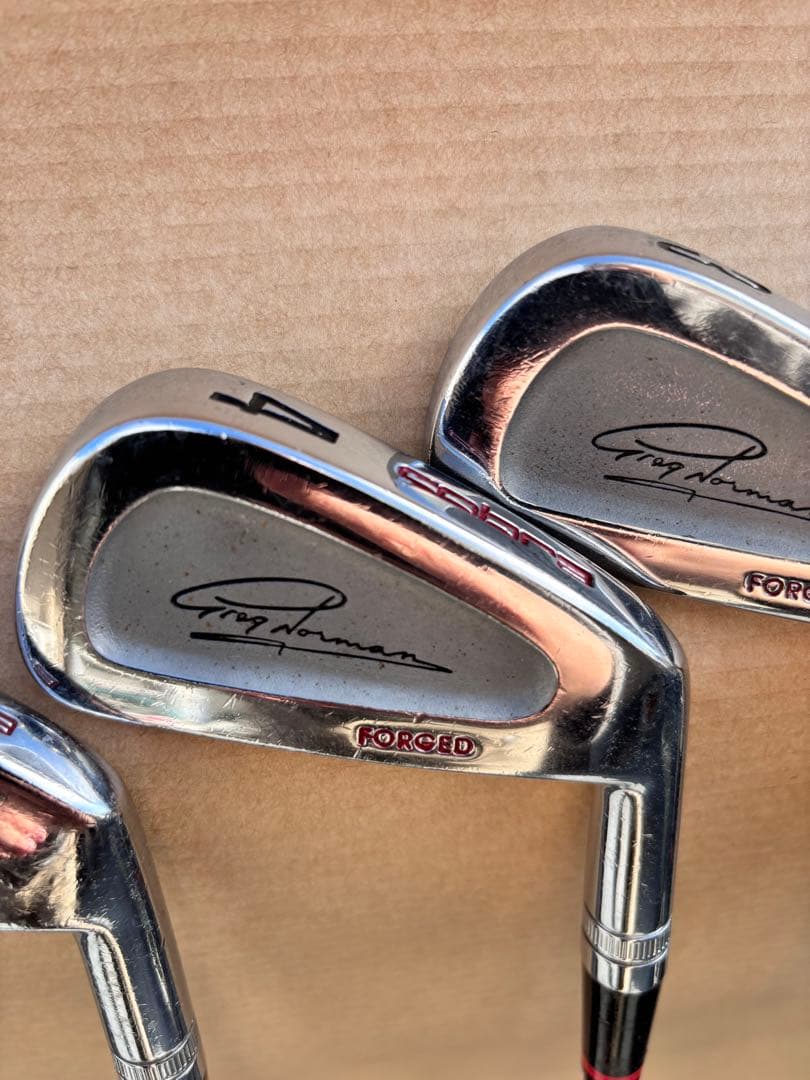 【希少】コブラ　アイアン9本　グレッグノーマン　シグネチャー　マッスルバック　錆