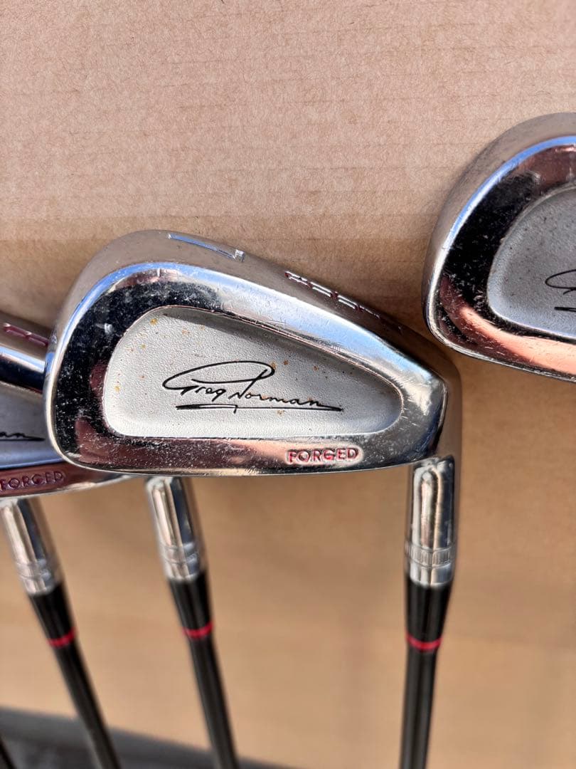 【希少】コブラ　アイアン9本　グレッグノーマン　シグネチャー　マッスルバック　錆