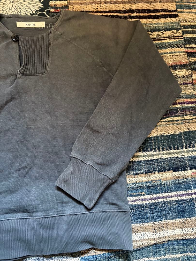 KAPITAL グレー スウェット トレーナー　XL 初期