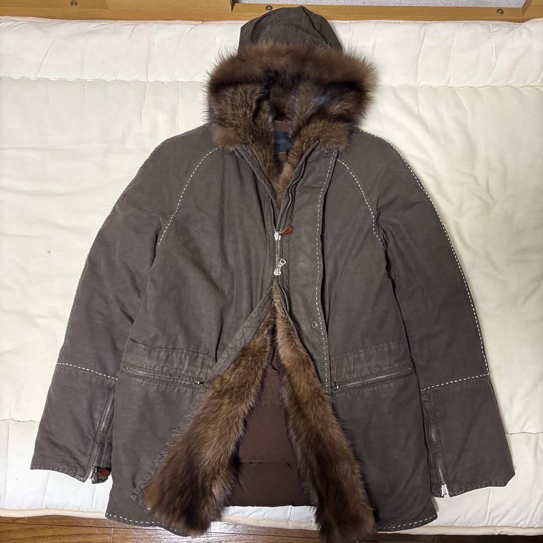 【超特価】極美品✨ERMANNO SCERVINOモッズコート　ファーコート