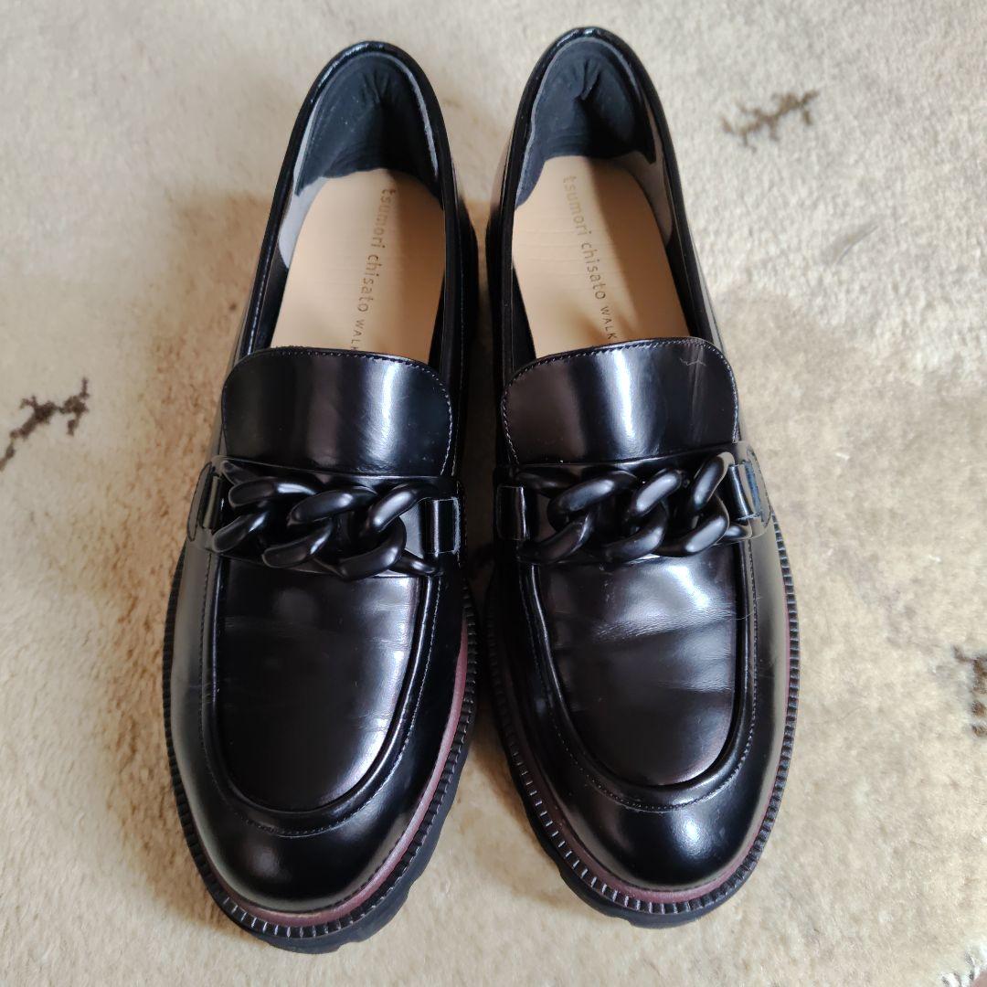 今季 tsumori chisato チェーンモチーフローファー 25.5㎝