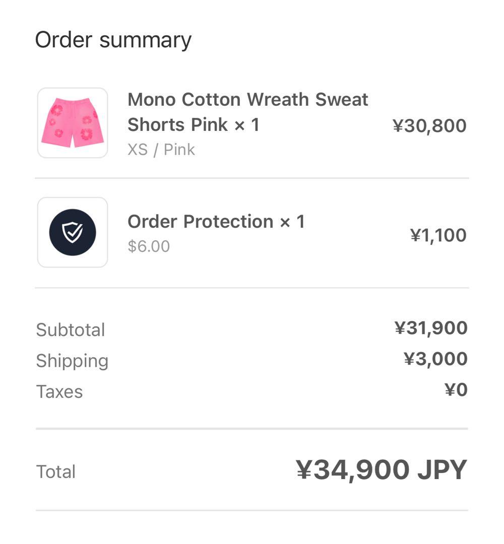 デニムティアーズ ハーフパンツ 蛍光 ピンク