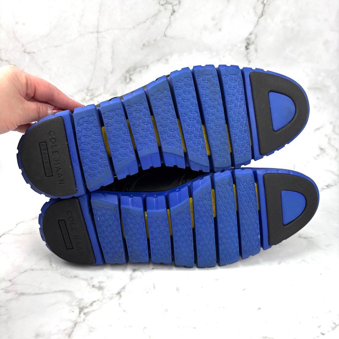 【美品】COLE HAAN ゼログランド レザー ウイングチップ 27.5 黒